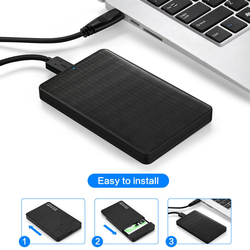 USB 3.0 Festplattengehäuse mit Gittermuster