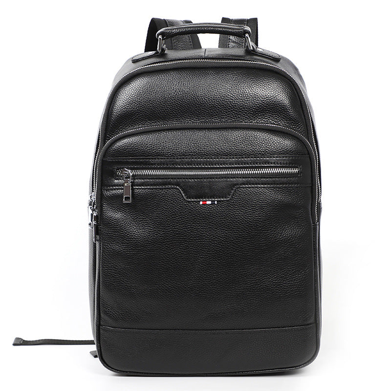 Rindsleder-Business-Rucksack Schwarz – Bild 3 | LuxeStyle