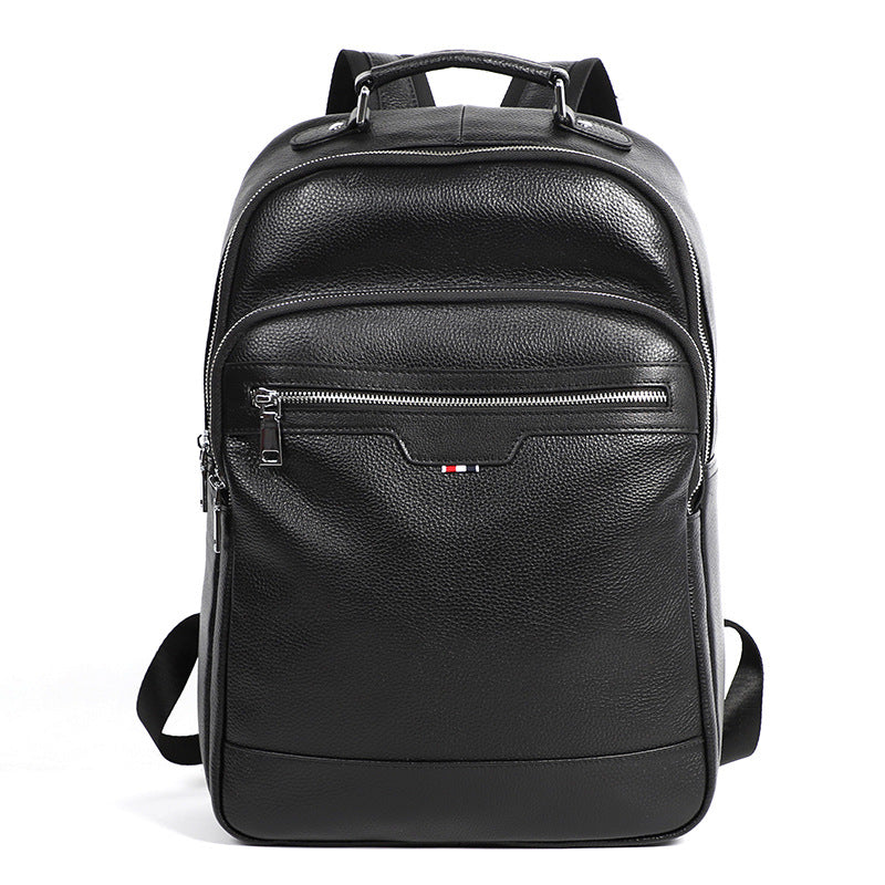 Rindsleder-Business-Rucksack Schwarz – Bild 2 | LuxeStyle