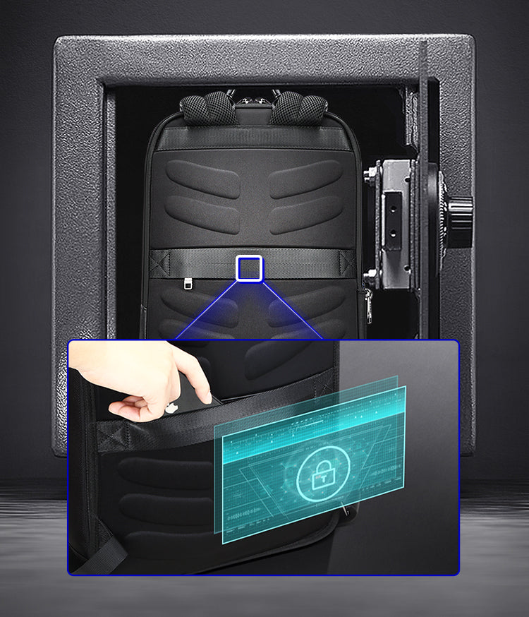 Lederrucksack mit USB-Ladeanschluss – Bild 2 | LuxeStyle
