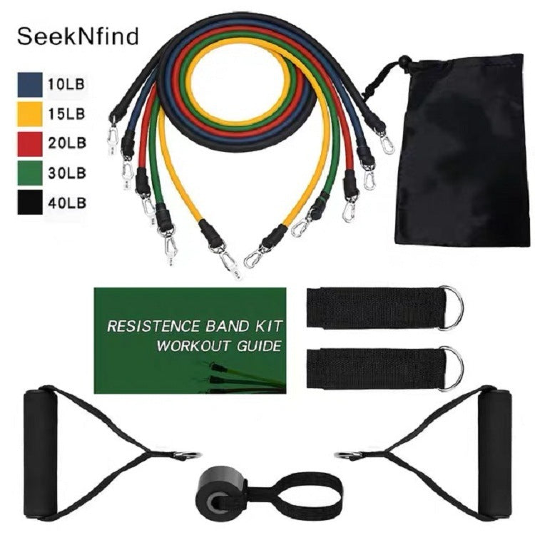 Multifunktionales Widerstandsseil-Set 11-Teile – Bild 4 | LuxeStyle