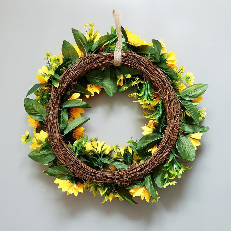 Sonnenblumen-Girlande für Tür und Wand
