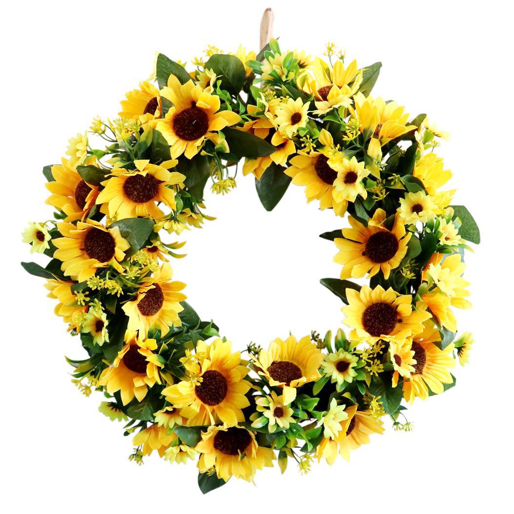 Sonnenblumen-Girlande für Tür und Wand