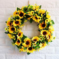 Sonnenblumen-Girlande für Tür und Wand