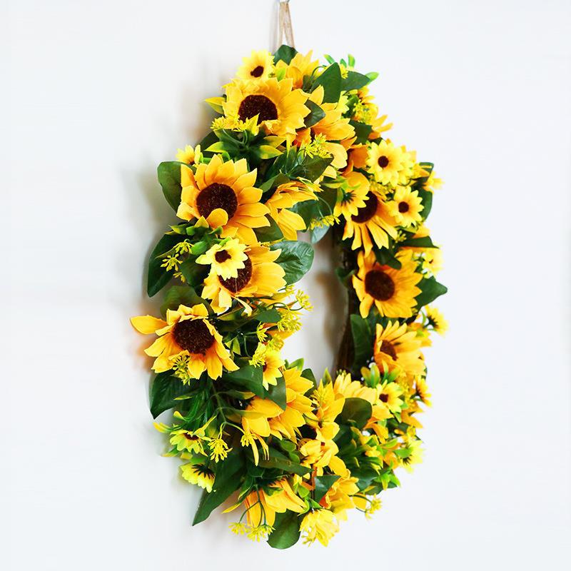 Sonnenblumen-Girlande für Tür und Wand