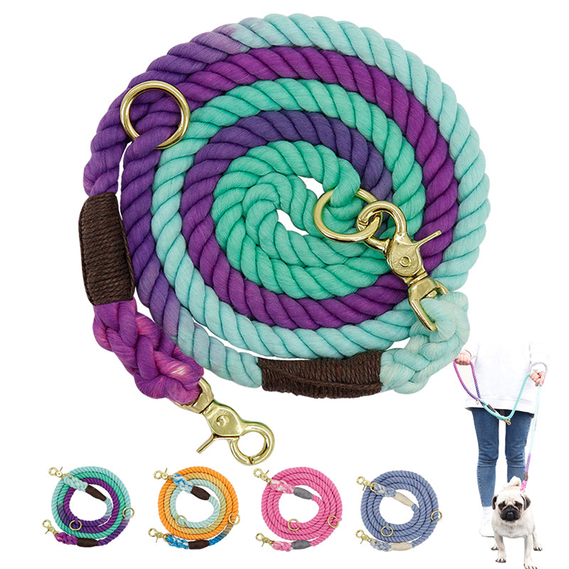 Doppelleine mit Halsband für zwei Hunde – Bild 4 | LuxeStyle