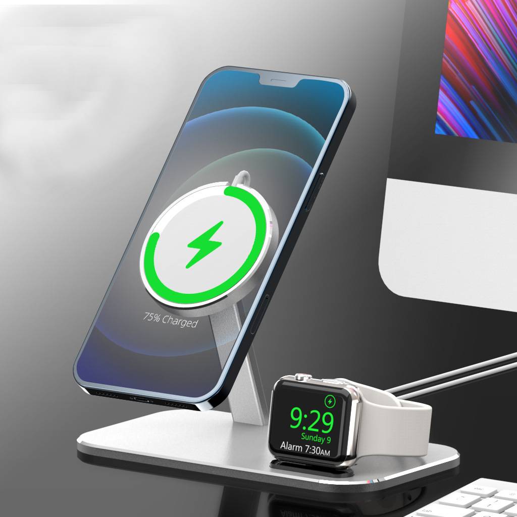 2-in-1 MagSafe Magnet-Ladeständer
