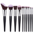 10-teiliges Make-up Pinselset mit Wellenborsten