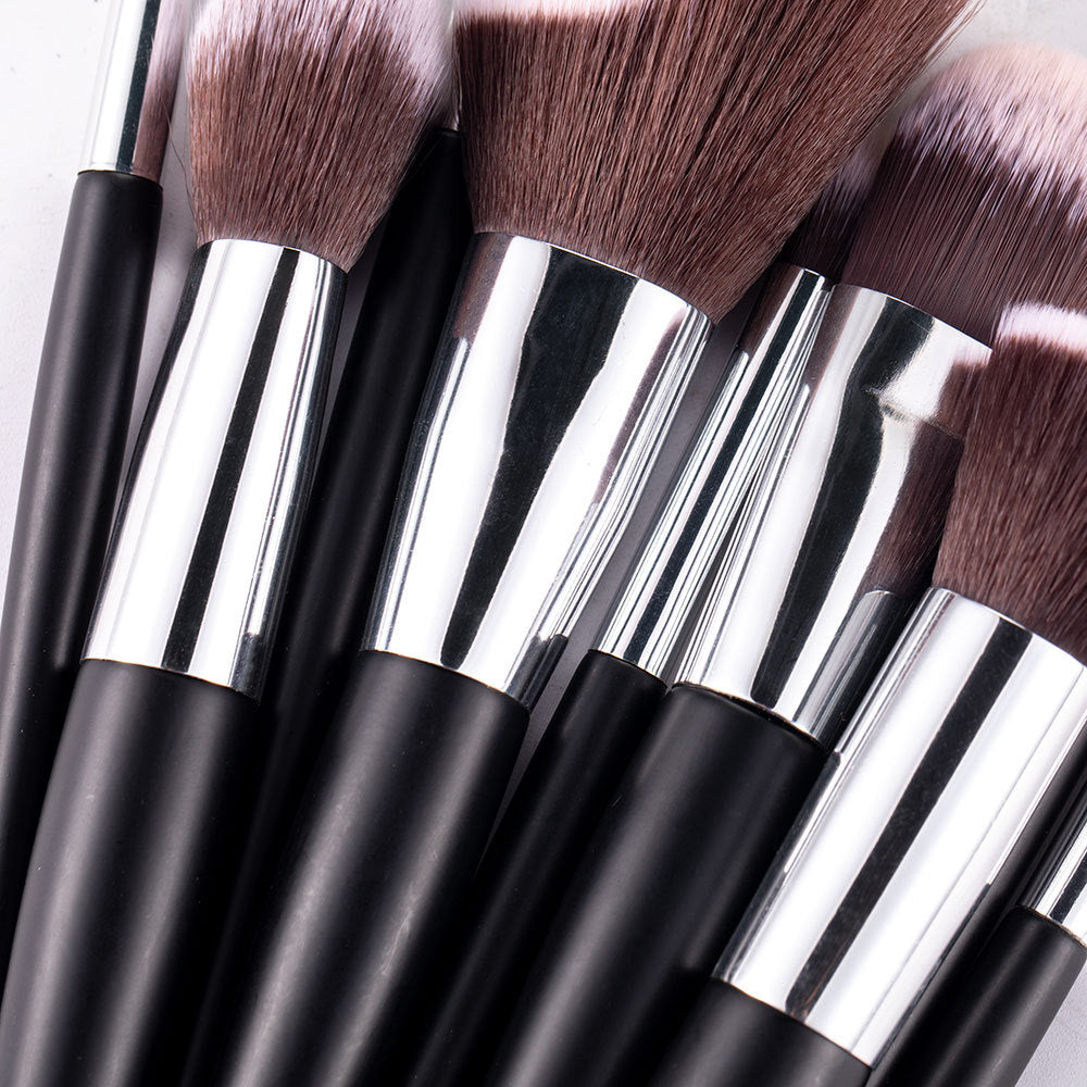 10-teiliges Make-up Pinselset mit Wellenborsten