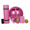 Yoga-Set mit Matte, Ball, Tensioner, Drapé, Stein – Bild 4 | LuxeStyle
