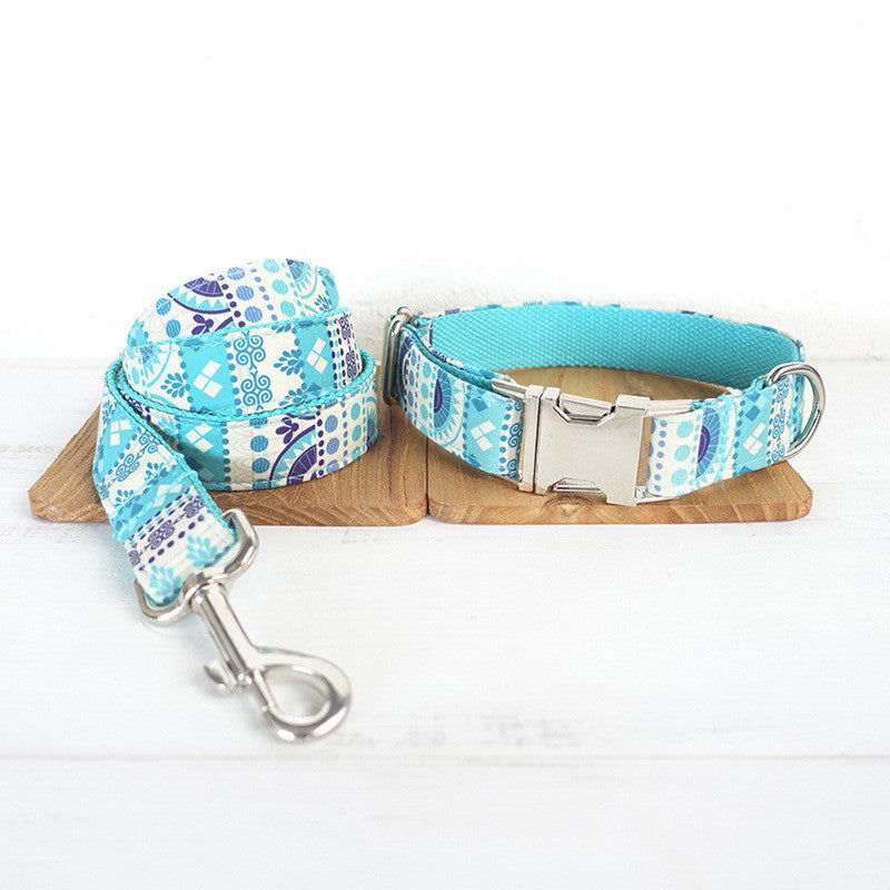 Blauer Hundebogenshirt | LuxeStyle