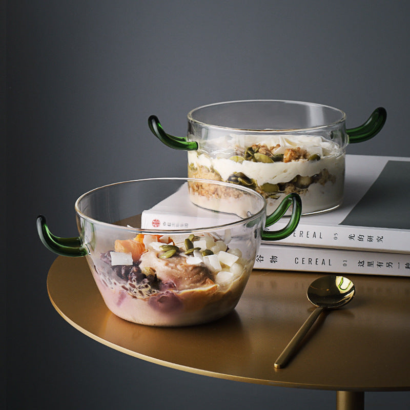 Salatschüssel aus hitzebeständigem Borosilikatglas – Bild 3 | LuxeStyle