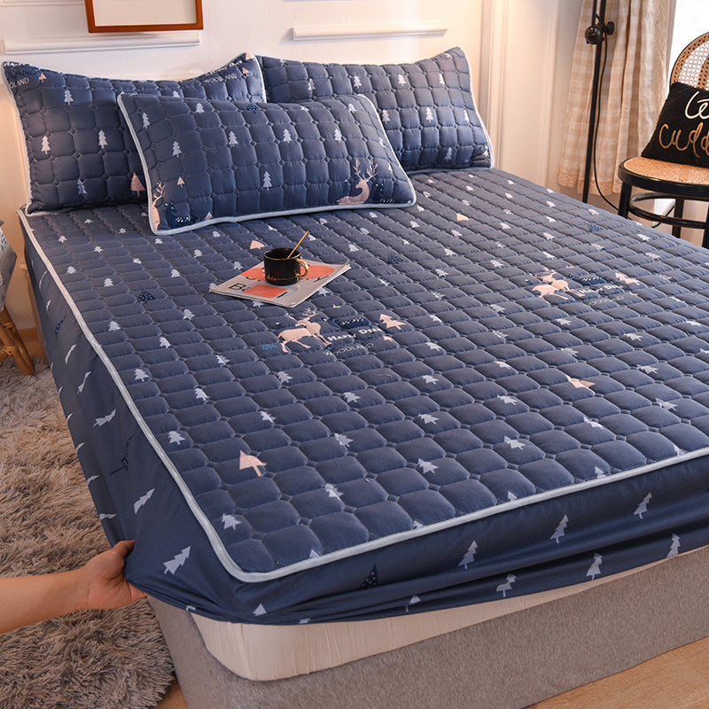 Matratzenschutz "Full Package" mit Herzmuster – Bild 5 | LuxeStyle