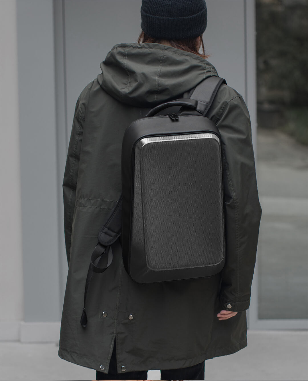 TAJEZZO CUBE Series Hartschalenrucksack – Bild 13 | LuxeStyle