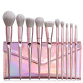 10-teiliges Make-up Pinselset mit Tasche