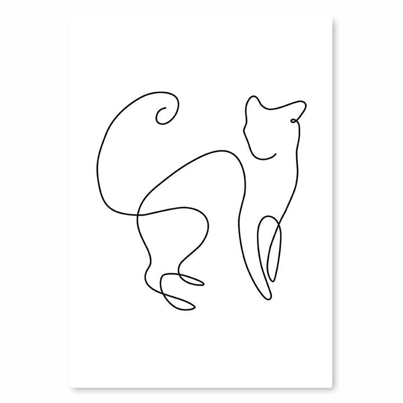 Abstrakte Tiermalerei für Ihr Wohnzimmer