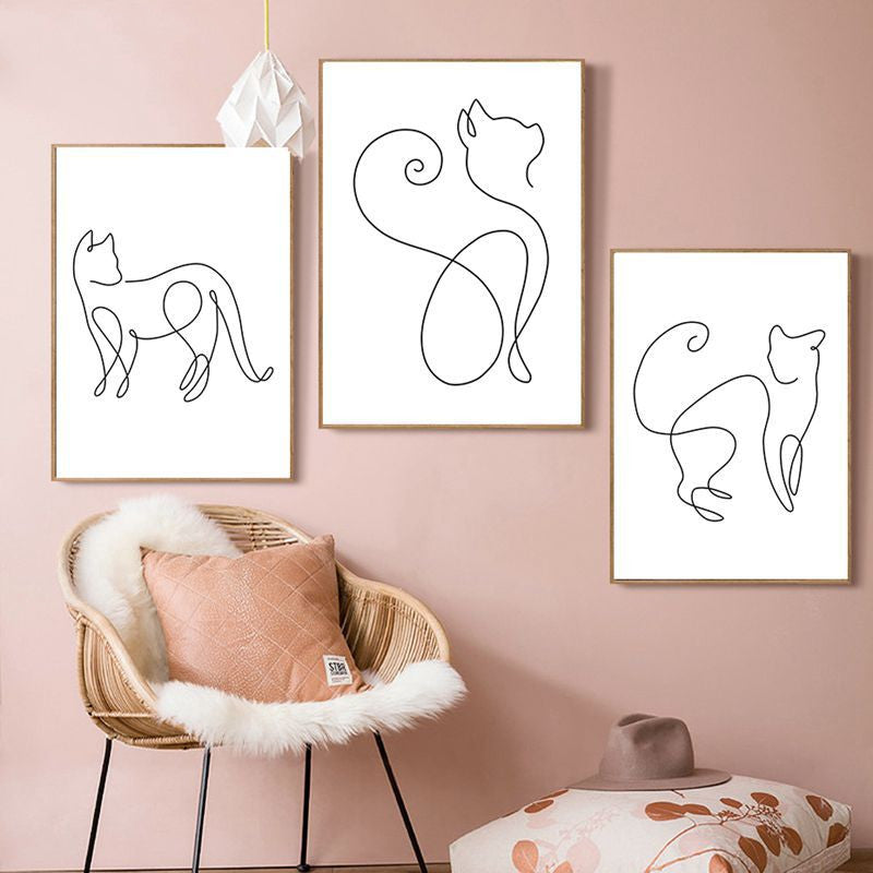 Abstrakte Tiermalerei für Ihr Wohnzimmer