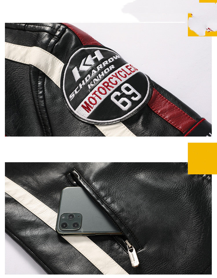 Vintage Motorradsattelanzug mit PU‑Futter – Bild 5 | LuxeStyle