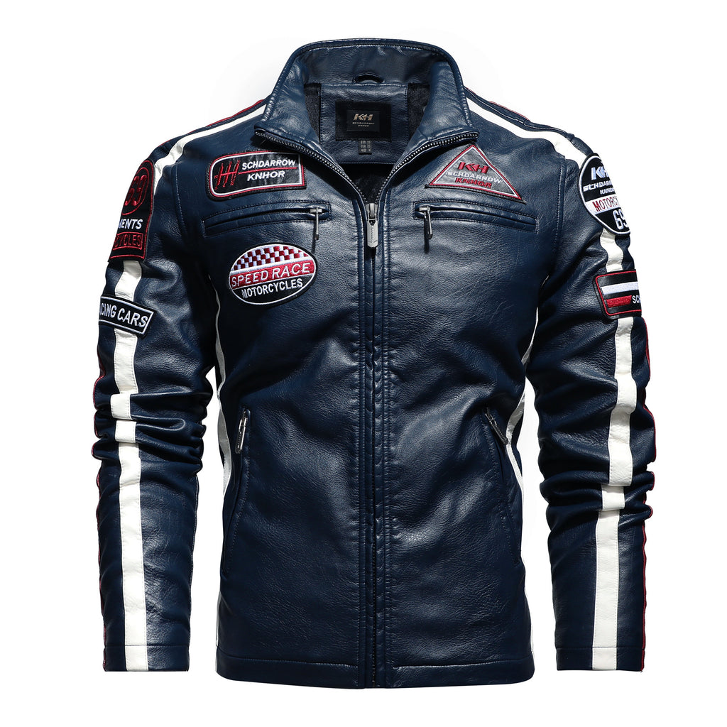 Vintage Motorradsattelanzug mit PU‑Futter – Bild 3 | LuxeStyle