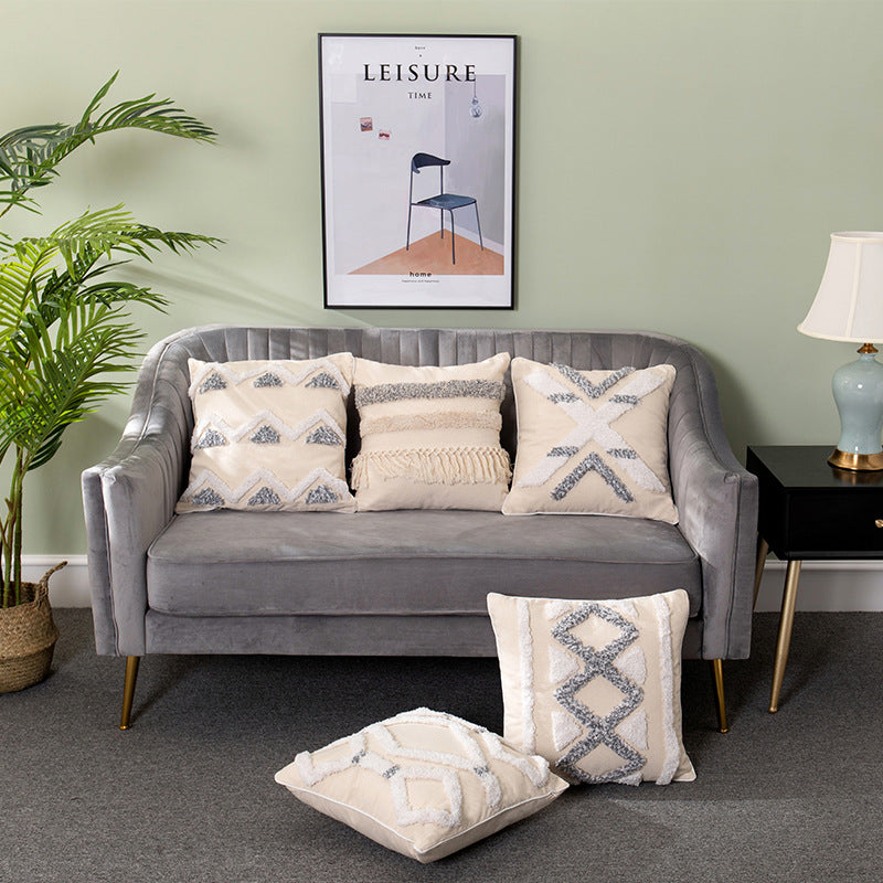 Vintage Kissenbezug mit Tufting – Bild 5 | LuxeStyle