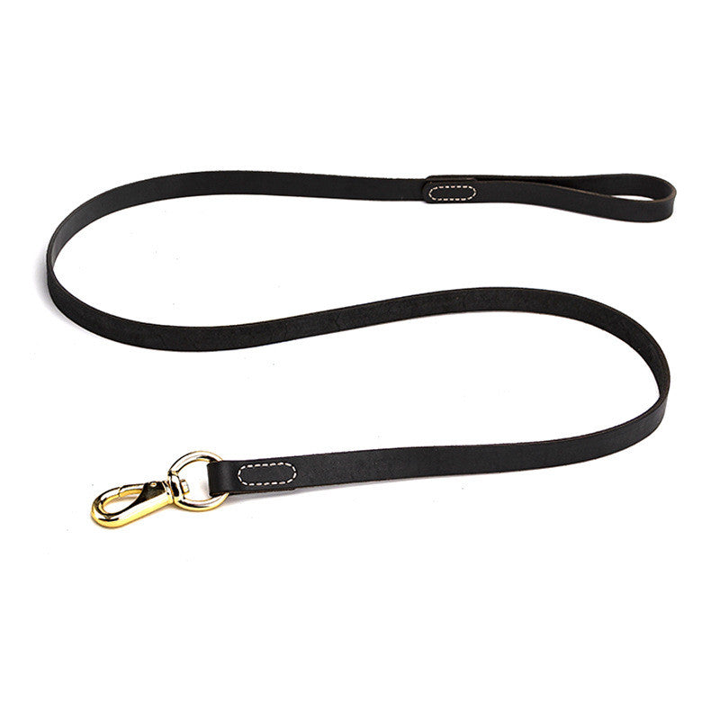 Rindsleder-Leine für grosse Hunde – Bild 4 | LuxeStyle