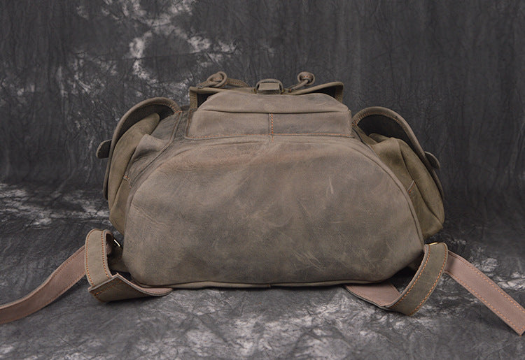 Lederrucksack Crazy Horse für Reisen – Bild 7 | LuxeStyle