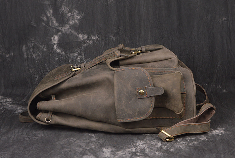 Lederrucksack Crazy Horse für Reisen – Bild 3 | LuxeStyle
