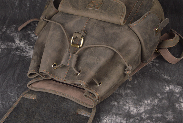 Lederrucksack Crazy Horse für Reisen – Bild 18 | LuxeStyle