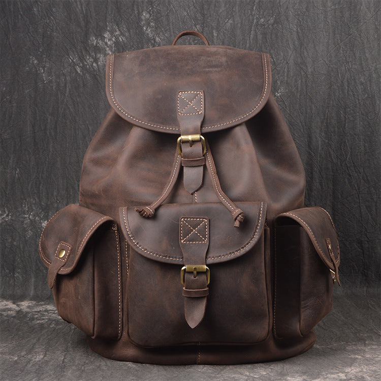 Lederrucksack Crazy Horse für Reisen – Bild 4 | LuxeStyle