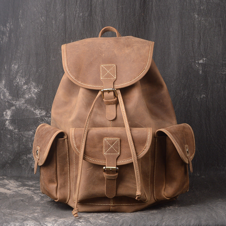 Lederrucksack Crazy Horse für Reisen – Bild 13 | LuxeStyle