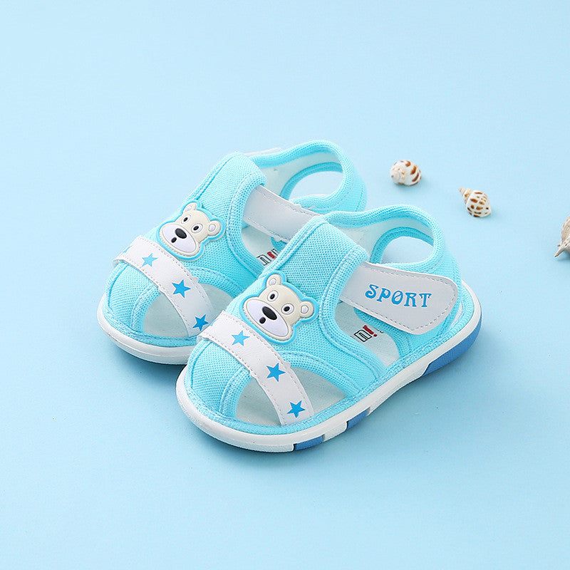 Baby-Sandalen mit Cartoon-Motiven – Bild 2 | LuxeStyle