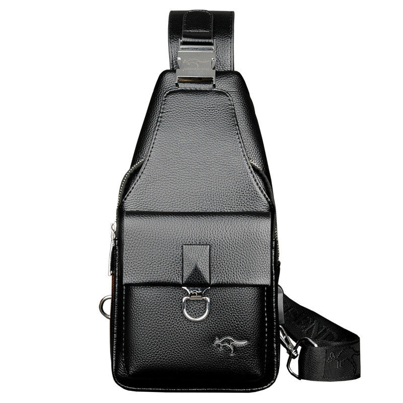 Männlicher Schulter- und Messenger-Rucksack | LuxeStyle