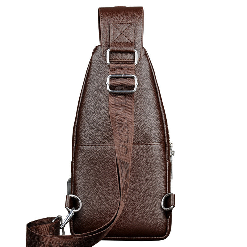 Männlicher Schulter- und Messenger-Rucksack – Bild 7 | LuxeStyle