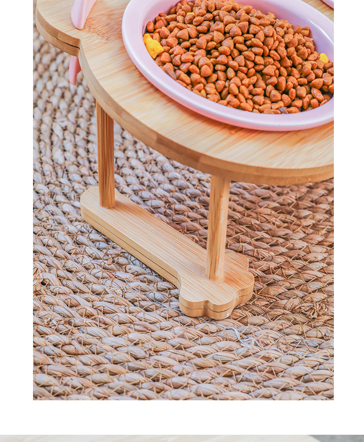 Keramik Futternapf für Haustiere mit Holzgestell – Bild 11 | LuxeStyle