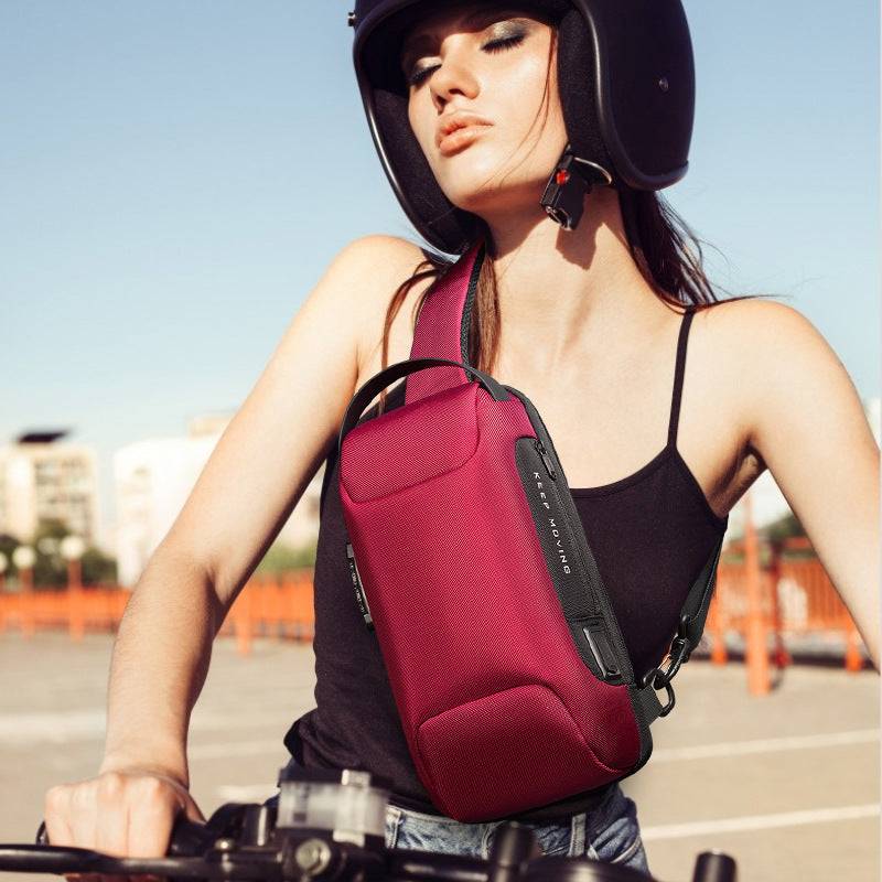 Einarmiger Sport-Messenger-Rucksack – Bild 2 | LuxeStyle