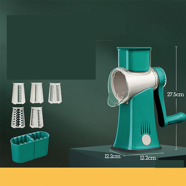 Trommel-Gemüseschneider, dunkelgrün – Bild 5 | LuxeStyle