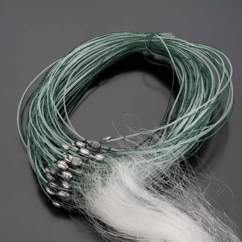 Weissgrünes Monofilament-Fischernetz 25 m – Bild 2 | LuxeStyle