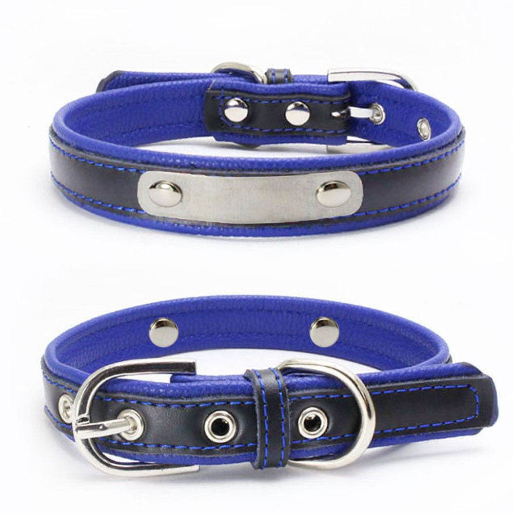 Doppeltes Lederhalsband mit Unterlage – Bild 2 | LuxeStyle
