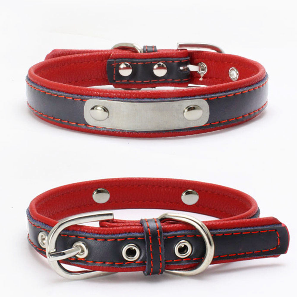 Doppeltes Lederhalsband mit Unterlage – Bild 8 | LuxeStyle