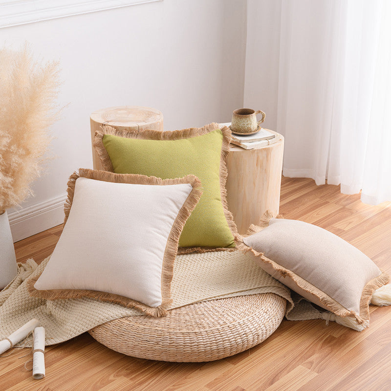 Nordic Style Kissenbezug aus Baumwolle und Leinen – Bild 8 | LuxeStyle