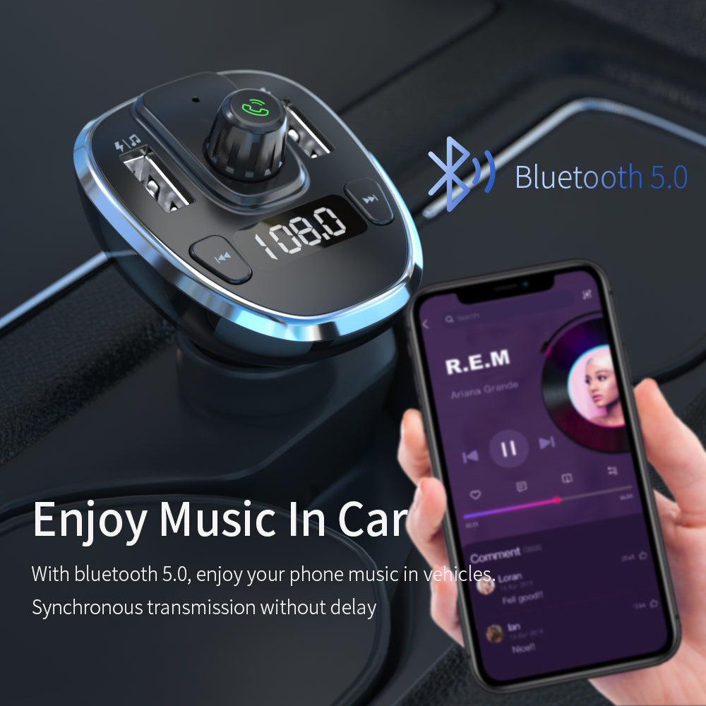 Multifunktionaler Dual-USB Bluetooth Auto-Lader – Bild 3 | LuxeStyle