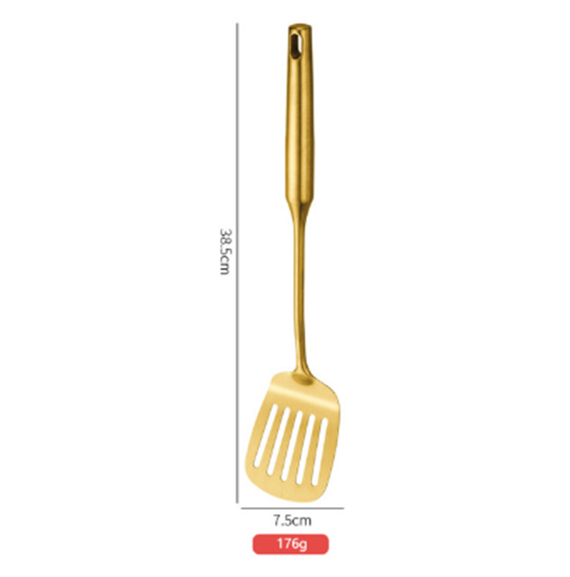 Kochlöffel-Set aus vergoldetem Edelstahl – Bild 9 | LuxeStyle
