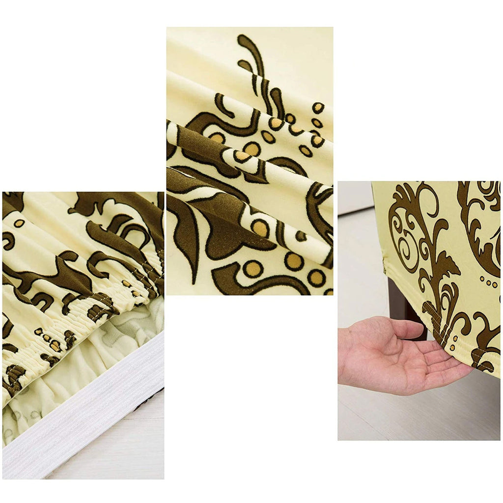 Elastischer Sofahocker-Bezug mit Blumenmuster – Bild 5 | LuxeStyle