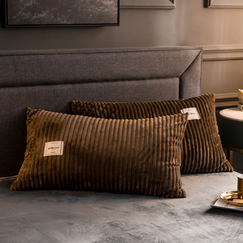 Flanell-Kissenbezug aus warmer Korallenwolle – Bild 7 | LuxeStyle