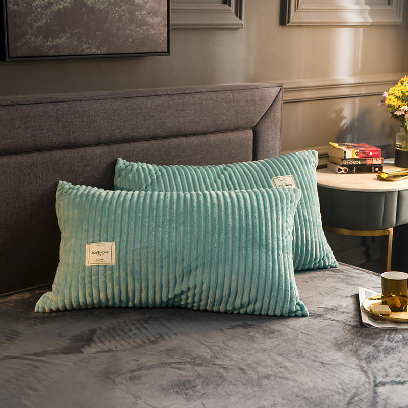 Flanell-Kissenbezug aus warmer Korallenwolle – Bild 4 | LuxeStyle
