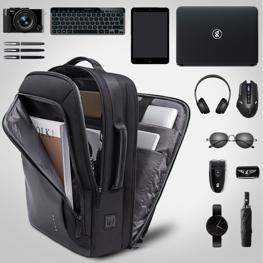 Business-Computer-Rucksack für Herren, 20-35 L – Bild 4 | LuxeStyle