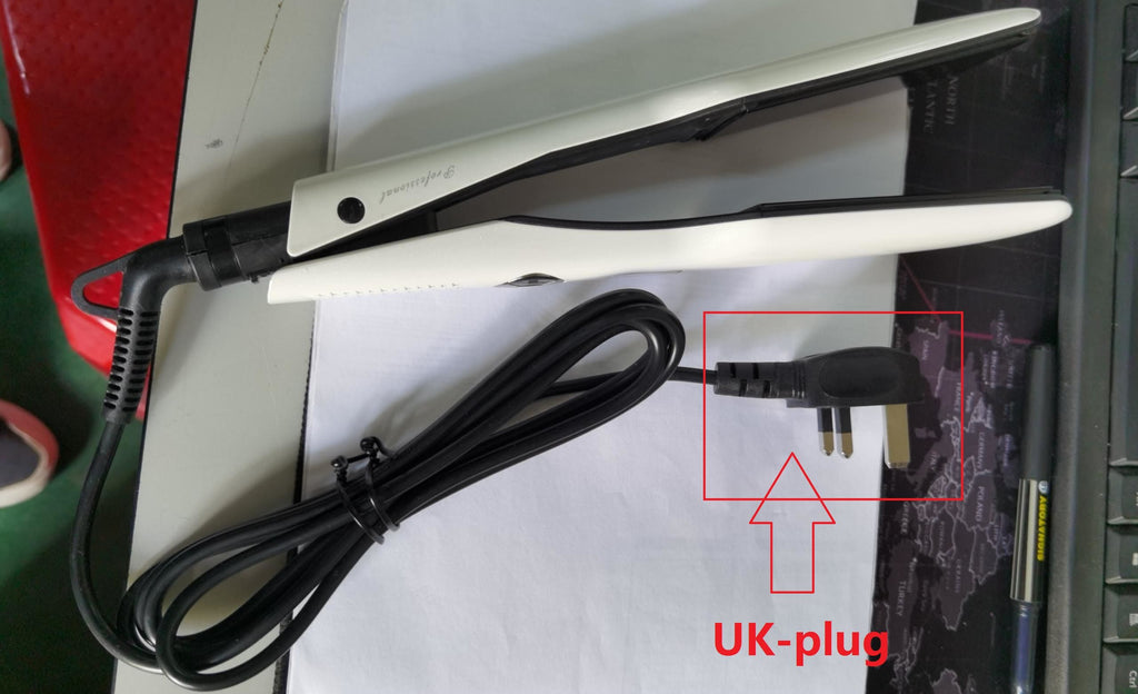 Glätteisen & Lockenstab mit LCD-Display