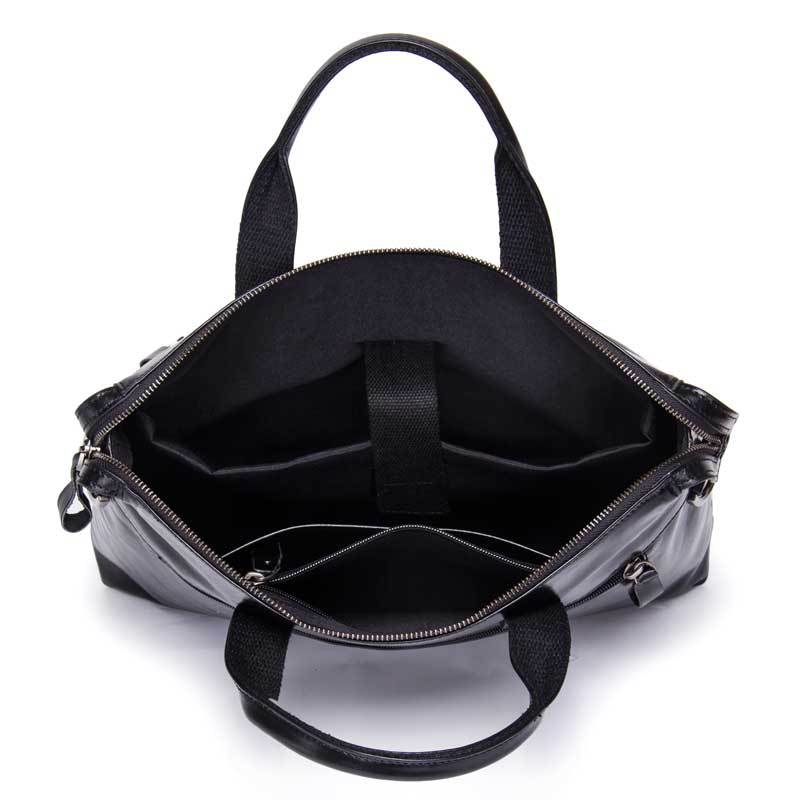 Leder Ein-Schulter Business-Umhängetasche – Bild 4 | LuxeStyle