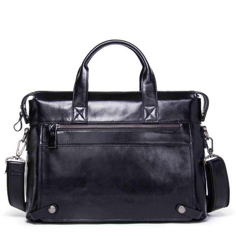 Leder Ein-Schulter Business-Umhängetasche – Bild 2 | LuxeStyle