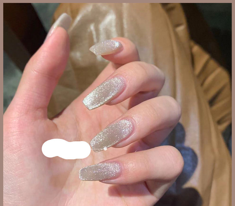 Milk Tea Crystal Stone Cat Eye Nagellack – Bild 14 | LuxeStyle
